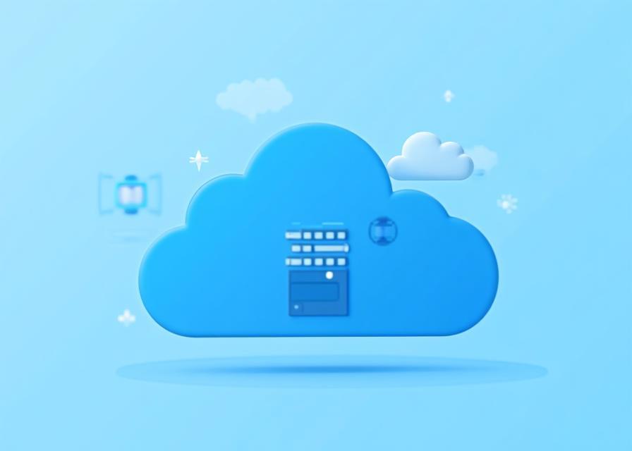 Servidor en la nube y gráfico de sistema telefónico