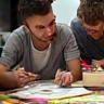 Team discovering ideas together