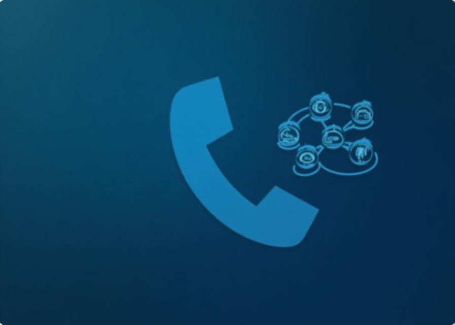 Dispositivo telefónico VoIP y diagrama de red